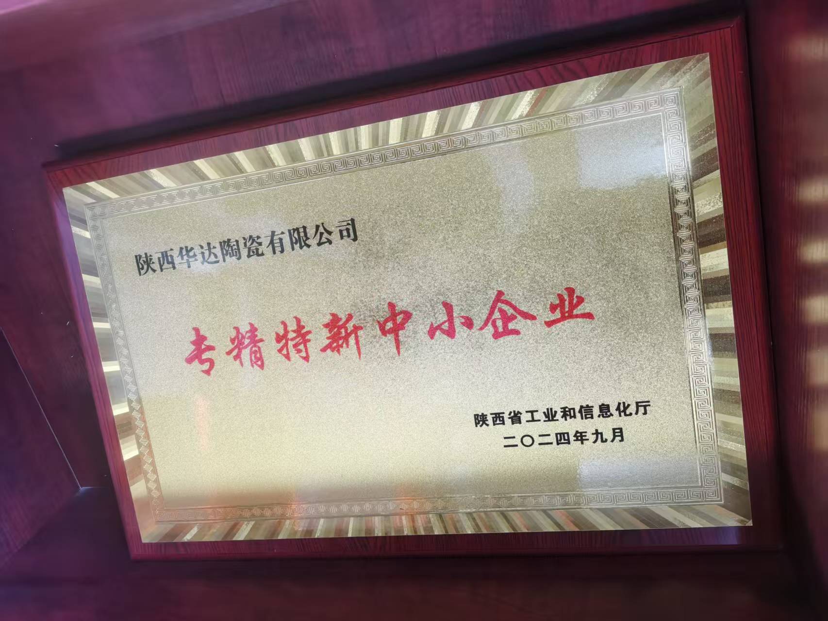 專(zhuān)精特新中小企業(yè)